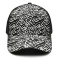 thumbnail image 3 of Leopard Print Baseball Cap Adjustable Size – Stylish Spliced Design Trucker Hat, Dad Hat with Full Print Front & Brim, Breathable Cotton Blend Snapback for Sports, Travel & Daily Wear, 3 of 3