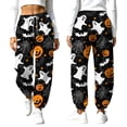 thumbnail image 5 of Jovrlynd Barrel Sweatpants Women Halloween Drawstring High Waisted Pockets Athletic Baggy Joggers Stretch Comfy Lounge Pants, 5 of 9