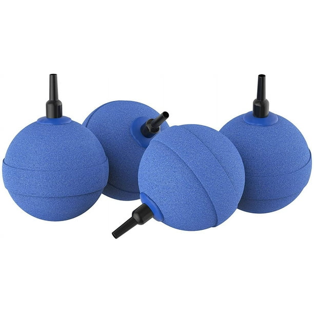 4 Pack Aquarium Air Stone Bubbler 5cm BallShape Bubble Release Tool