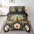 thumbnail image 2 of Castle Fairy Gradient Scarab Bedding Comforter Set,Vintage Vine Flowers Full Bedding Set, 2 of 8