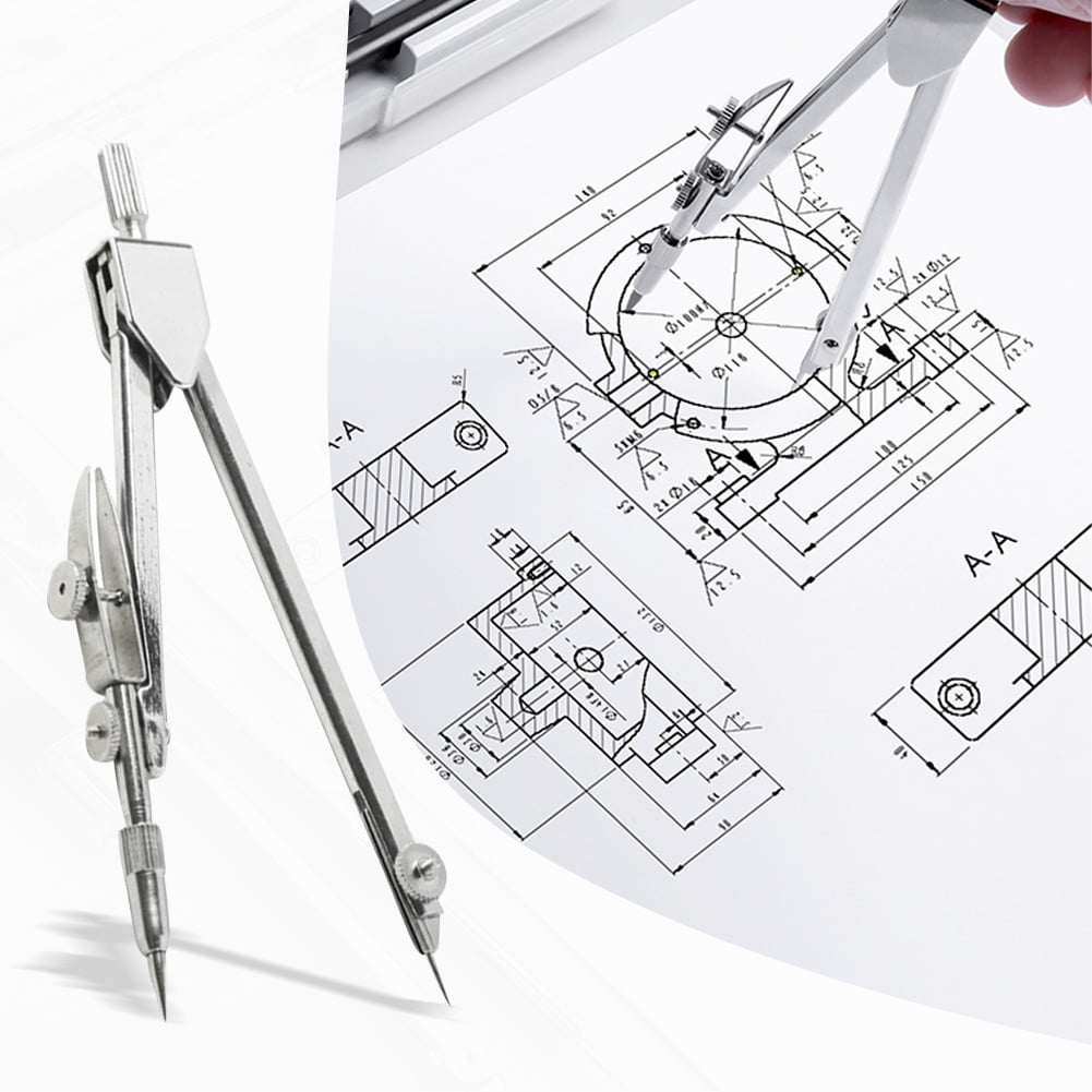 Stainless Steel Drawing Compass Math Geometry Tools Drawing Tool Supplies Stainless Steel Drawing Compass Math Geometry Tools Drawing Tool Supplies