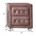 thumbnail image 6 of Pink 2-Drawer Nightstand, 6 of 6