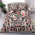 thumbnail image 2 of Housse de Couette Personnalisée Art Autochtone Haida Canada, 2 of 6