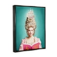 thumbnail image 4 of Stupell Industries Vintage Woman Reading Literature & Flim Painting Black Floater Framed Canvas Art Print Wall Art, 17 x 21, 4 of 10