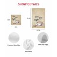 thumbnail image 7 of Vintage Coffee Kitchen Dish Towels for Drying Dishes Set of 4, Modern Farmhouse Coffees Brown Retro Waffle Weave Microfiber Hand Tea Bathroom Towels Quick Dry & Absorbent Towel 15.7x23.6, 7 of 7