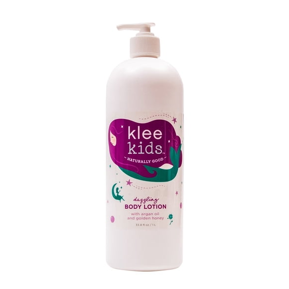 Luna Star Naturals Klee Kids Loción corporal deslumbrante con aceite de argán y miel (33.8 oz)
