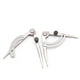 thumbnail image 3 of 3 Piezas Scriber Compasses Espaciado Borde Arrugado Base de material cuero para Herramientas Artesanales, 3 of 9