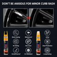 thumbnail image 4 of czcpp-Quick & Easy Gloss Black Rim Scratch Repair Pen for Car Wheels Universal Touch Up Paint to Fix Scratches, black wheel touch up paintCurb Rashes & Surface Damage,Black Rim Touch Up Paint(Pure BL, 4 of 4
