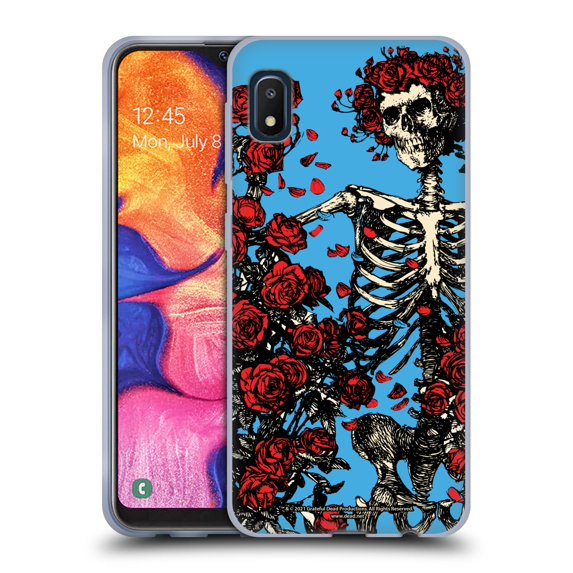 Head Case Designs Officially Licensed Grateful Dead Trends Bertha Skull Roses Soft Gel Case Compatible with Samsung Galaxy A10e (2019)