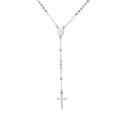 thumbnail image 2 of Bling Jewelry Womens Christian Virgin Mary Cross Rosary Chain Drop Necklace, 2 of 5
