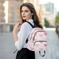 thumbnail image 6 of FORMRS Mini Backpack Purse for Women Travel Daypack Casual Shoulder Bag, Geometric Love, 6 of 7