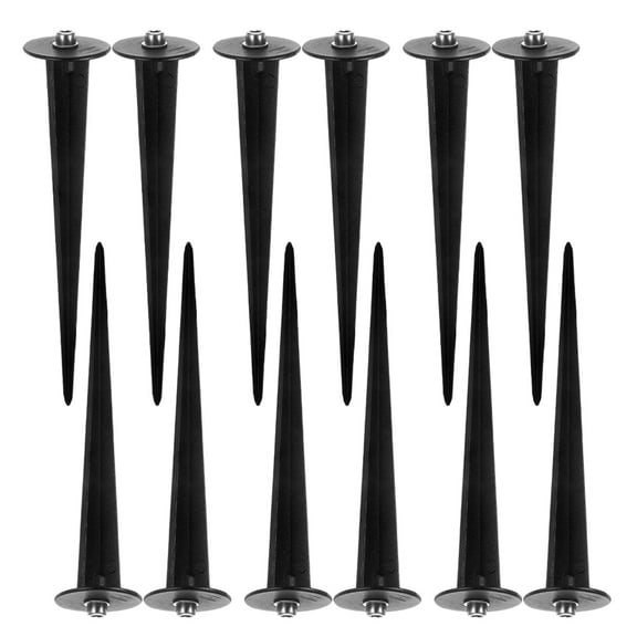 Sipeihong Party 12Pcs Yard Stakes for Christmas Lights Garden Light Stakes Outdoor Ground Stakes for Garden Lights