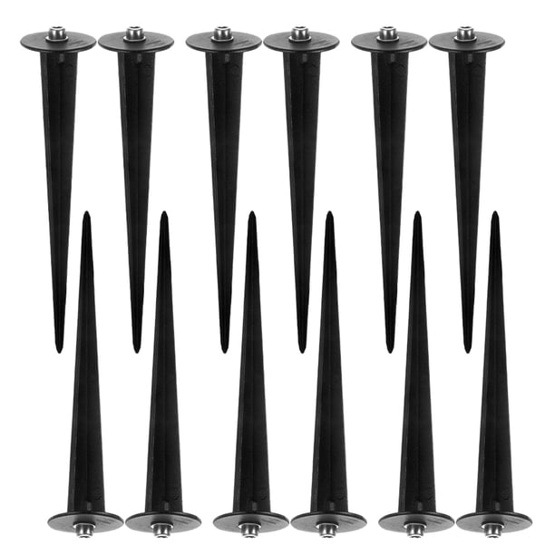 KAKOWELY 12 estacas de jardín para luces navideñas. Estacas de jardín para exteriores.