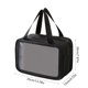 thumbnail image 3 of Neceser para hombre y mujer | Organizador de maquillaje y cosméticos de PU translúcido | Estuche de viaje de gran capacidad con asa y cremallera | Almacenamiento multiusos para accesorios,, 3 of 6
