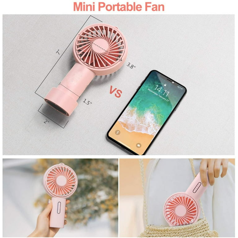 Electric Personal Handheld Small Fan Portable Pocket Mini Handy USB Cooling  Fan
