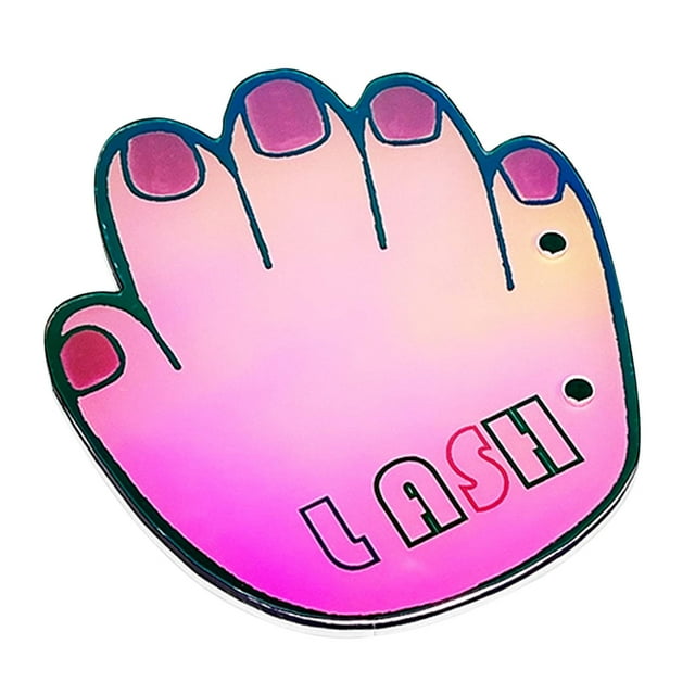 Tachiuwa Acrylic Eyelash Pallet Creative Eyelash Extension Tray Grafting Eyelash Tool Hand