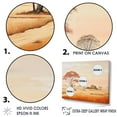 thumbnail image 3 of Designart "Savanna Serenity I" Africa Picture Framed Canvas Prints, 3 of 5