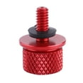 thumbnail image 2 of BYARSS Perno de asiento trasero de motocicleta-1Pc 1/4 "(6 mm) Rosca Perno de asiento trasero de aluminio para motocicleta Tornillo Universal Rojo, 2 of 11