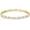 April-CZ, variant on Sterling Silver Oval April Birthstone CZ Cubic Zircon Tennis Bracelets for Women with CZ, Yellow Gold Plated 7" Chain