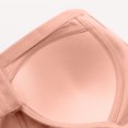 thumbnail image 6 of CFLVAEK Plus Size Bras for Women Front Closure Wireless Bra Comfort Full Coverage Push Up Everyday Bras Comfortable Adjustable Straps Bralette Red XXXL, 6 of 6