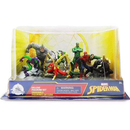 Disney Parks Marvel Spider-Man Deluxe Figure Play Set New With Box