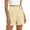 30# Khaki, variant on Linen Shorts for Women 2026 Summer Tummy Control Elastic Waist Wide Leg Bermuda Shorts Button Mini Shorts with Pockets White L