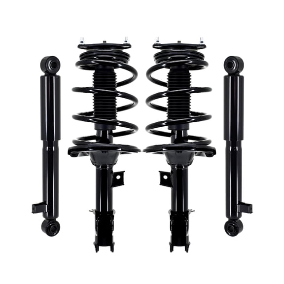 Set of 4 Front Quick Complete Strut-Coil Spring-Rear Shock For 2007-2012 Hyundai Veracruz