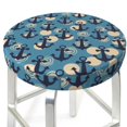 thumbnail image 6 of Goofa Anchors Printed Stool Covers Round, Waterproof Round Bar Stool Covers Anti-Slip Round Bar Stool Seat Cover with Elastic Bands Durable -12 inch, 6 of 7