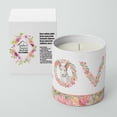 thumbnail image 4 of Ibizan Hound Style 1 LOVE 10 oz Decorative Soy Candle, 4 of 4