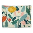 thumbnail image 5 of JEUXUS Tulip Art Print Flower Market Botanical Floral Tapestries Painting, 5 of 6
