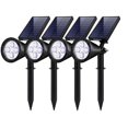 thumbnail image 1 of Focos solares InnoGear, paquete de 4 unidades, impermeables, color blanco frío, 1 of 7