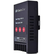 RGB LED Lights Controller - DC 5V-24V 3 Channel 45A Adjustable Speed Controller, Dimmable LED Pixel Signal Repeater Amplifier, High-Power/Speed Controller