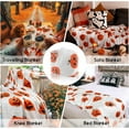 thumbnail image 6 of Halloween Blanket,Orange Halloween Pumpkin Face Blanket,Halloween Pumpkin Gifts for Women,Halloween Flannel Fleece Throw Blanket for Home Living Room Bed Chair Decor 60"x50", 6 of 7