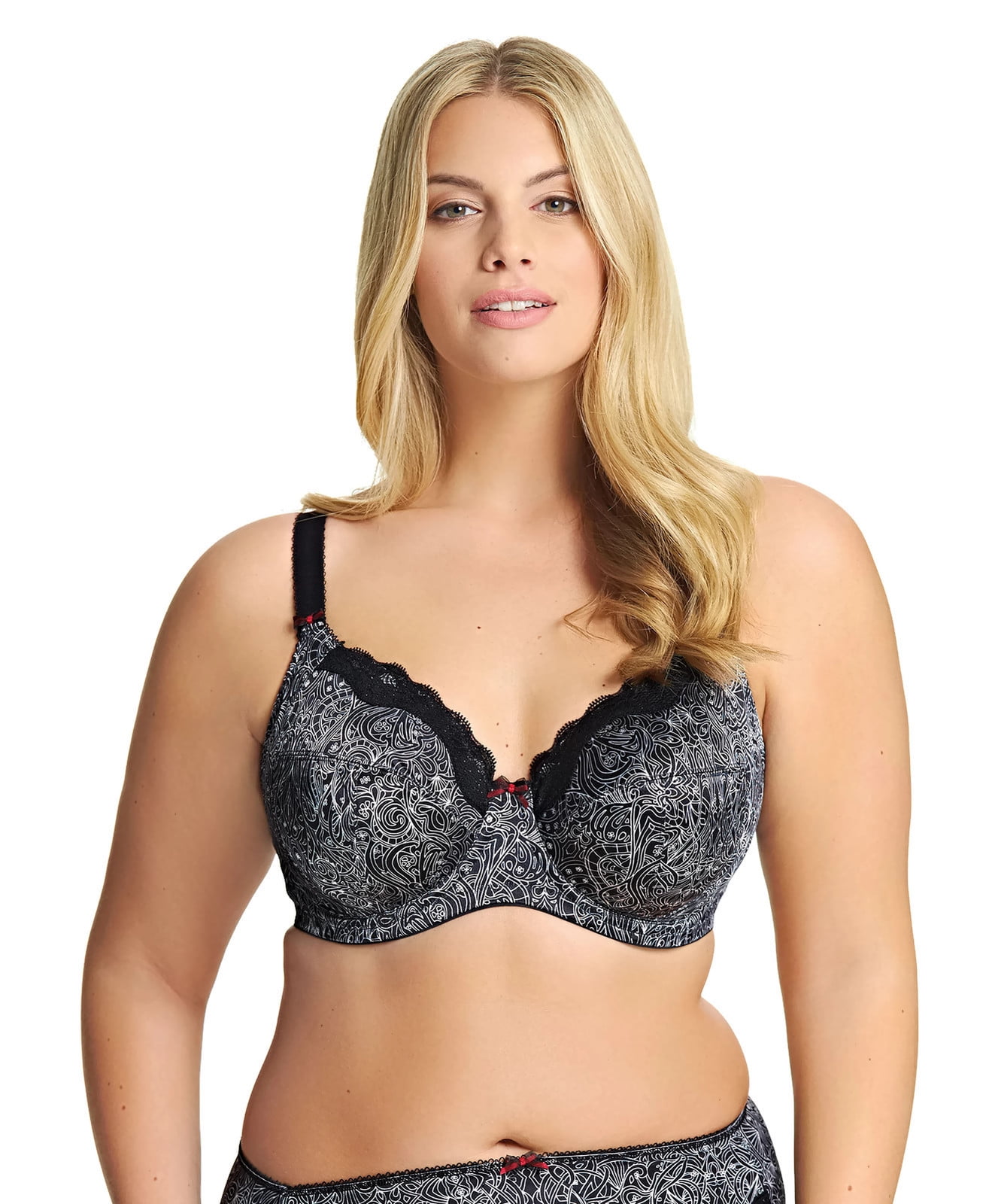 Elomi Womens Tricia Underwire Banded Bra, 42E, Scribble Walmart Canada