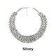 thumbnail image 2 of Guardurnaity Collar de mujer, gargantilla decorativa de cristal para boda, collar de banquete de diamantes de imitación, joyería elegante para el Ropa, zapatos y accesorios Miscelánea Plata, 2 of 6