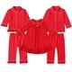 thumbnail image 4 of 2023 Pijamas a juego para la familia Bebé Niños Niñas Niños Niños Rojo Verde Blanco Navidad Algodón PJS, 4 of 4