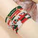 thumbnail image 2 of Set de pulseras Pingyongchang con bonitos abalorios navideños para mujeres y hombres, 2 of 3