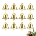 thumbnail image 3 of hengzirui mini bell pendant 120pcs 14mm Christmas Bell Hanging Pendant DIY Bell Pendant Mini Christmas Bell Ornament(Golden), 3 of 7