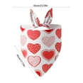 thumbnail image 3 of Costeam Valentine’s Day Pet Scarf Tricot Apparel for Cats Dogs Soft Pet Accessories Romantic Holiday Decor, 3 of 6
