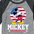 thumbnail image 3 of Disney - All American Mickey - Toddler & Youth Raglan Graphic T-Shirt, 3 of 4