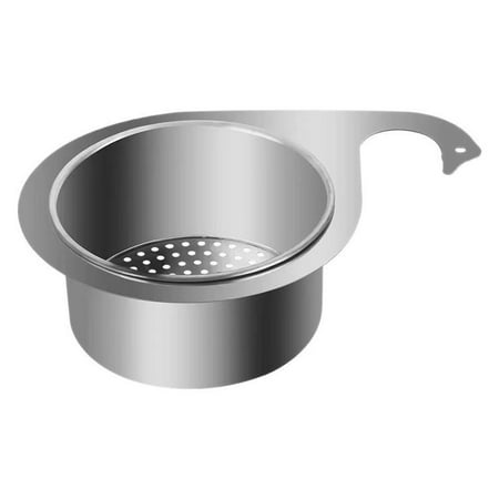 

jinhua058 Multi-functional Basket Stainless Steel Swan Sink Strainer Basket Tap Hanging Filter Basket Corner Sink Strainer