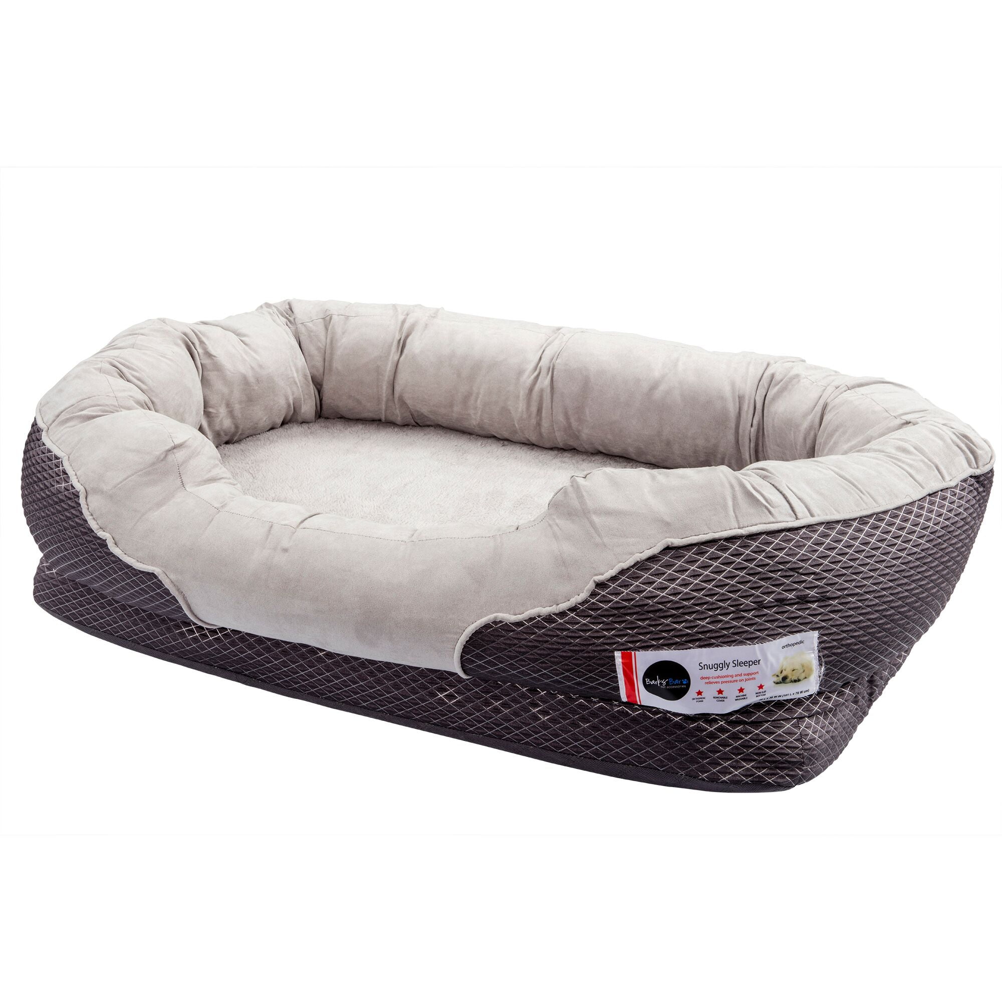 barksbar large orthopedic dog bed