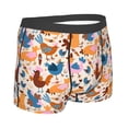 thumbnail image 3 of Disketp Cute Chickens Men'S Boxer Briefs,Soft And Breathable Cotton Underwear With Comfortflex Waistband, 3 of 8
