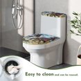 thumbnail image 4 of HELLHERO Stylish Gifts Toilet Bowl Cover Fits All Toilet Shapes Polyester, Stretch, Adjustable U-Shaped (Horse), 4 of 7