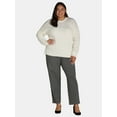 thumbnail image 5 of Time and Tru Women's and Women's Plus Mixed Stitch Sweater, Sizes XS-4X, 5 of 5