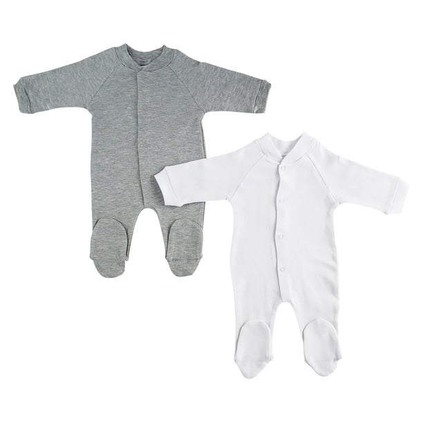 Bambini Sleep and Play Baby Boy and Girl Closed Toe Long Bodysuit One