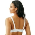 thumbnail image 2 of Hanes Womens Ultimate Ultra Light Comfort V-Neck Wirefree Bra, 2XL, 2 of 4