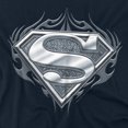 thumbnail image 2 of Superman Biker Metal Women's T Shirt, Navy, X-Large, 2 of 6