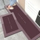thumbnail image 5 of Juego de alfombrillas de baño de tierra de diatomeas | 2 alfombrillas antideslizantes y superabsorbentes para ducha | 40 x 60 cm + 40 x 120 cm | Alfombrillas de baño de piedra natural | Secado, 5 of 7