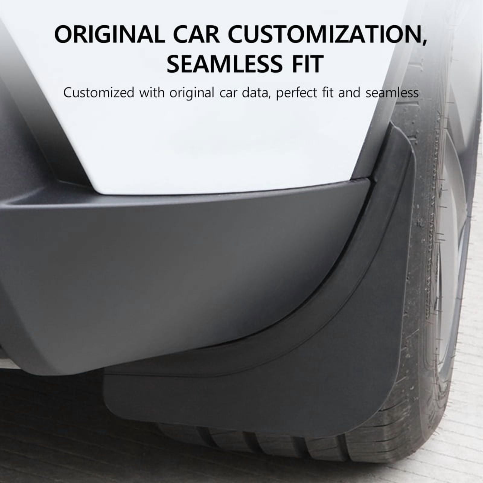 NovaAcc No - Drill Mud Flaps For Tesla Model Y Juniper 2025 TPE Flexible Mud Guards Scratch-Resistant Durable Car Body Protection Flaps